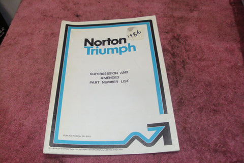 Norton/Triumph Parts List ***