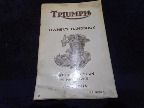 Triumph Owners Manual ***