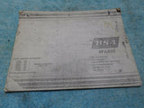 BSA A65 Parts List (Photo Copy) ***