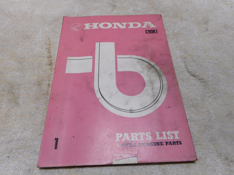 Honda C90K1 Parts List