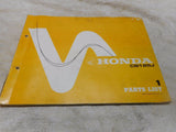 Honda CB125S Parts List