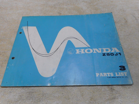 Honda Z50J1 Parts List
