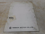 Yamaha YZ80E Service Information