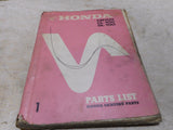 Honda CB100/CL100/SL100 Parts List