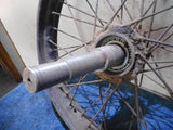Vintage Side Car Wheel with Axle ***