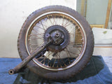 BSA A10 Rear Wheel and Swingarm ***