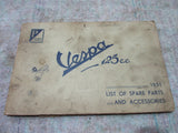 Vespa Spare Parts Manual