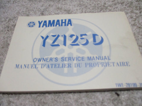 Yamaha Owners Service Manual