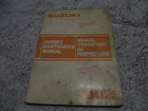 Suzuki Owners Maintenance Manual