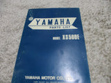 Yamaha Parts List