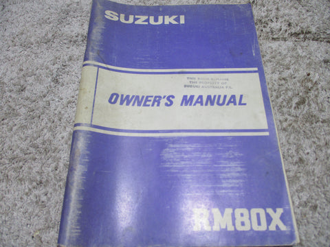 Suzuki Owners Manual