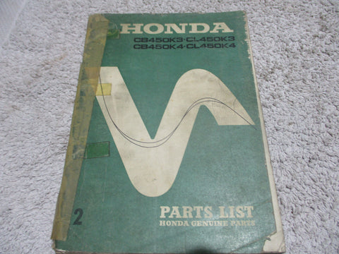 Honda Parts List
