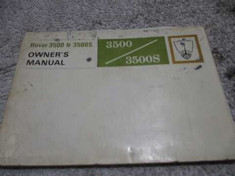 Rover Owners Manual