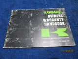 Kawasaki Owners Warranty Handbook