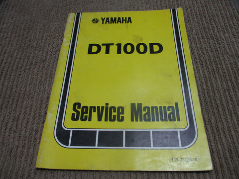 Yamaha DT100D Service Manual