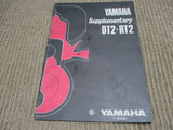 Yamaha T2-RT2 Supplementary Manual