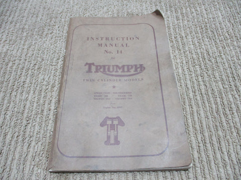 Triumph Instruction Manual
