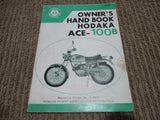 Hodaka Ace 100B Owners Handbook