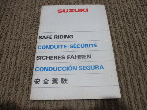 Suzuki Safe Riding Book