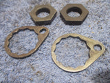 BSA Crankshaft Pin, Nuts and Lock Washers